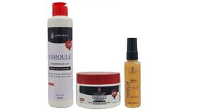 Alphahall Enroulé Liberado Shampoo e Máscara e Sérum Ouro