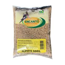Alpiste Encanto 500g Alimento Ração Natural para pássaros Alpiste Encanto 500g Alimento Ração Natural para pássaros