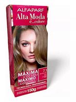 Alta Moda 7.1 Louro Cinza Coloração Creme Alfaparf Alta Moda 7.1 Louro Cinza Coloração Creme Alfaparf