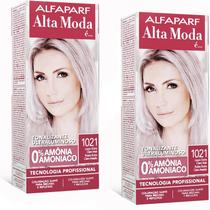 Alta Moda Alfaparf kit c/2 Tonalizante 1021 Louro Extra Claro Irisé 120g