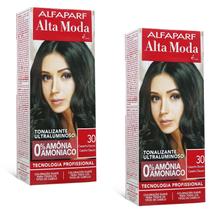 Alta Moda Alfaparf kit c/2 Tonalizante 30 Castanho Escuro 120g