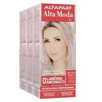 Alta Moda Alfaparf kit c/3 Tonalizantes 1021 Louro Extra Claro Irisé 120g