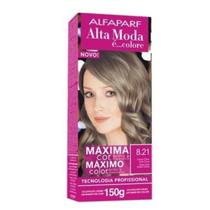 Alta Moda Coloração 8.21 Louro Claro Irisé Cinza 150G