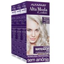 Alta Moda kit c/3 Corretor Matizador 12.111 Louro Platina Cinza Super Intenso Alta Moda kit c/3 Corretor Matizador 12.111 Louro Platina Cinza Super Intenso