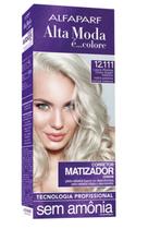 Alta moda kit color. esp. 12.111 cinza super intenso (louro platina) 120gr (corretor matizador)