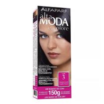 Alta Moda Tinta 3 Castanho Escuro 150g Alta Moda Tinta 3 Castanho Escuro 150g