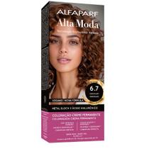 Alta moda tintura colore 150g 6.7 castanho luminoso claro