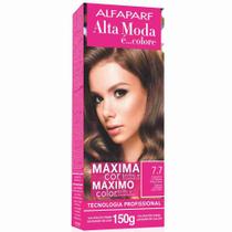 Alta moda tintura colore 150g 7.7 castanho luminoso extra claro