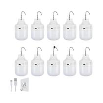 Alta Potência Led Luz De Acampamento Usb Recarregável À Prova Dwaterproof Água Lâmpada Portátil Para