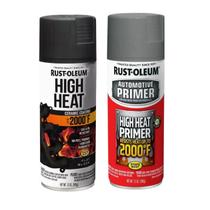 Alta Temperatura 1093ºC Preto Fosco + Prime Cinza Rust-oleum