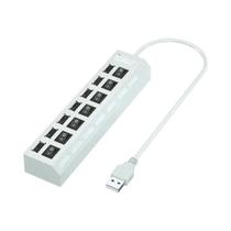 Alta Velocidade 4 7 Portas Usb 20 Hub Led Interruptor De Lâmpada Para Pc Laptop Adaptador Multi