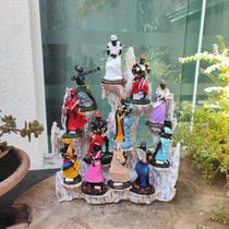 Altar Congá com 12 Orixás de 10 cm Umbanda