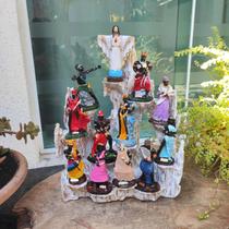 Altar Congá com Oxalá Sincretismo e 11 Orixás de 10 cm Umbanda
