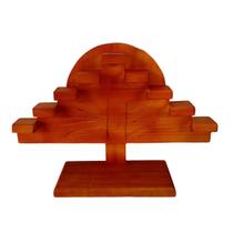 ALTAR CONGA EM MADEIRA PARA IMAGENS mod 3