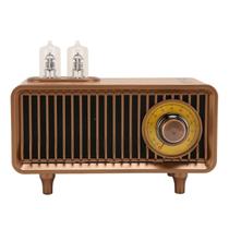 Altavoz Bluetooth Retro Vintage de Madera Jectse con Radio FM y Rádio Rotativo