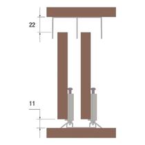 Alternativa-Kit Porta Correr al-60 guia Inteligente GA06 -Sistema 1Folha Alternativa-Kit Porta Correr al-60 guia Inteligente GA06 -Sistema 1Folha
