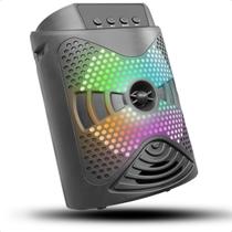 Alto falante 6.5 Caixa de som 10W Bluetooth Portátil USB Led
