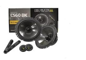 Alto Falante 6 Polegadas Bravox 2 Vias 65 Watts RMS 4 Ohms Black - Cs60 Bk (kit) Alto Falante 6 Polegadas Bravox 2 Vias 65 Watts RMS 4 Ohms Black - Cs60 Bk (kit)