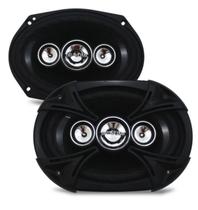 Alto falante 69 bravox 6x9 220w rms boca oval black b4x69bk