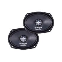 Alto falante 6x9 bomber 200w outdoor medio grave (par)