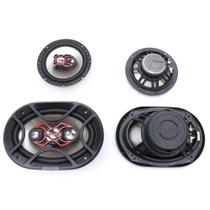 Alto Falante 6x9 Polegadas Bravox Quadriaxial 70 Watts RMS + Triaxial 6 polegadas 50 Watts RMS (kit)