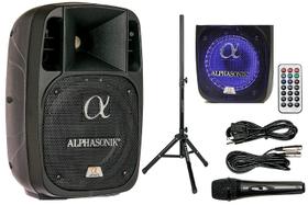 Alto-falante Alphasonik 8" 1200W PRO DJ com Bluetooth