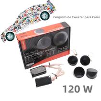 Alto-falante Automotivo HT25 Mini Tweeter De Cúpula Com Filme De Seda 2 Peças