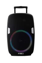 Alto-falante Bluetooth Altec Lansing SoundRover Wireless Trolley com microfone, alto-falante de sistema recarregável para festas, alto-falante de DJ de karaokê com luzes LED e carregador USB para smartphone