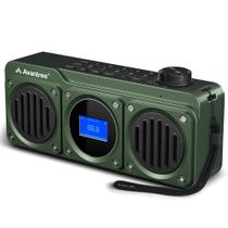Alto-falante Bluetooth Avantree Boombyte Rádio FM portátil verde