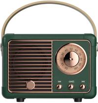 Alto-falante Bluetooth Baolira Retro Mini Wireless Verde