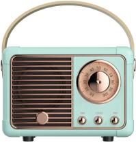 Alto-falante Bluetooth Baolira Vintage Retro Mini Blue