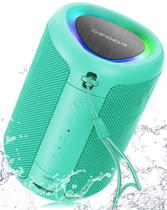 Alto-falante Bluetooth CHIFENCHY PulseSound Teal à Prova D'Água (IPX5) com Luzes