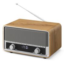 Alto-falante Bluetooth Clock Radio Audiocrazy AM FM preto