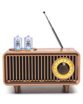 Alto-falante Bluetooth COLSUR Retro Vintage Radio Walnut Texture