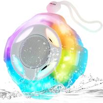 Alto-falante Bluetooth comiso Shower Waterproof IPX7 com luz LED