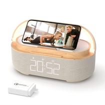 Alto-falante Bluetooth, despertador e carregador sem fio COLSUR