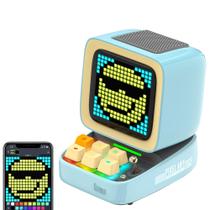 Alto-falante Bluetooth Divoom Ditoo Retro Pixel Art - Design Azul Alto-falante Bluetooth Divoom Ditoo Retro Pixel Art - Design Azul