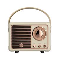 Alto-falante Bluetooth Dosmix Retro Vintage Amarelo Alto-falante Bluetooth Dosmix Retro Vintage Amarelo