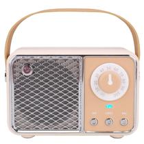Alto-falante Bluetooth Dosmix Retro Vintage Decor Bege Alto-falante Bluetooth Dosmix Retro Vintage Decor Bege