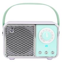 Alto-falante Bluetooth Dosmix Retro Vintage Verde Ciano Alto-falante Bluetooth Dosmix Retro Vintage Verde Ciano