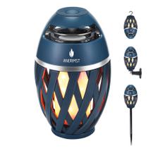Alto-falante Bluetooth externo ANERIMST à prova d'água com lanterna LED