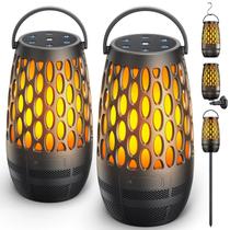 Alto-falante Bluetooth externo hesontec Waterproof IPX6 com luzes de chama