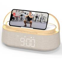 Alto-Falante Bluetooth FREEFISH com Carregador Sem Fio e Rádio FM