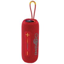 Alto-falante Bluetooth IMENSO Outdoor Portátil Vermelho