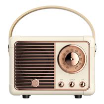 Alto-falante Bluetooth LUKADER Retro Vintage Decor Branco Alto-falante Bluetooth LUKADER Retro Vintage Decor Branco