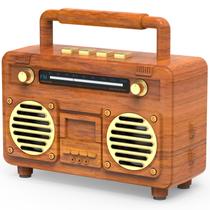 Alto-falante Bluetooth MOLILEAF Retro Vintage Style com cartão TF