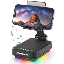 Alto-Falante Bluetooth Multifuncional JTEMAN com Suporte para Telefone Alto-Falante Bluetooth Multifuncional JTEMAN com Suporte para Telefone