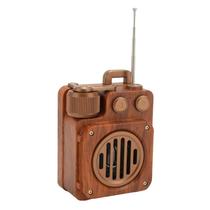 Alto-falante Bluetooth Pomya Vintage Radio Rádio FM retrô