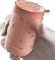 Alto-falante Bluetooth portátil comiso X26M à prova d'água rosa