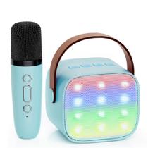Alto-falante Bluetooth portátil Karaoke Machine YLL Kids Blue